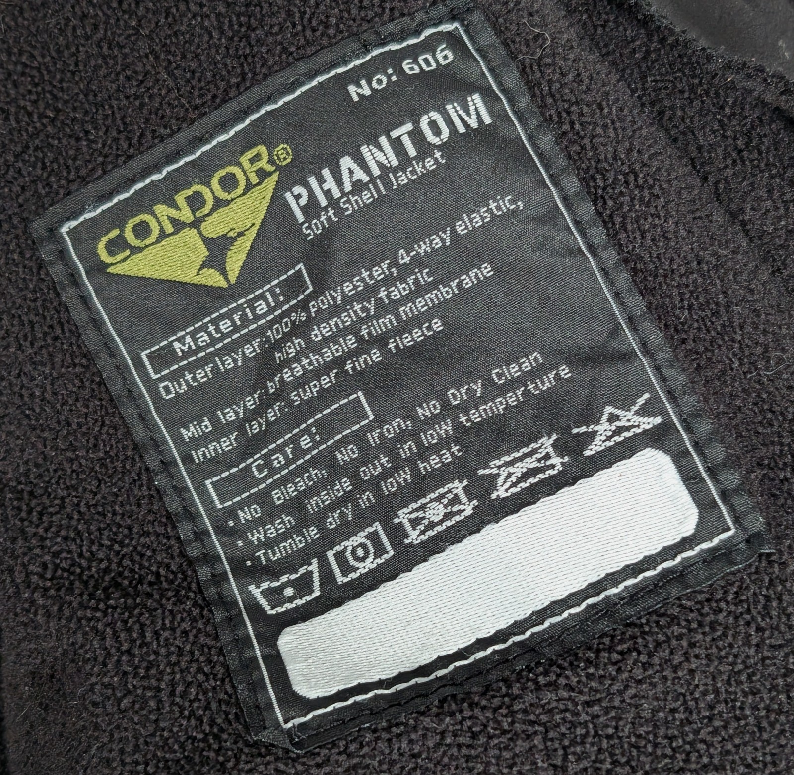 Condor Phantom 606 Softshell Black Jacket Men's S… - image 5