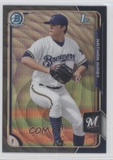 2015 Bowman Draft Chrome Asia Exclusive Black Wave Refractor Nathan Kirby 0a1