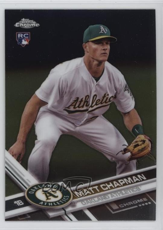 2017 Topps Chrome Update Target Exclusive Matt Chapman #HMT53 f2v