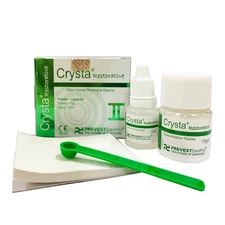 Prevest Denpro Crysta 2 Permanent White Teeth Tooth Filling Kit Repairs Dental