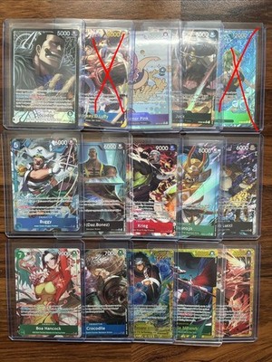 Bandai One Piece Card Game 13 Character Karten Sammlung SEC/AA/AA Leader Eng