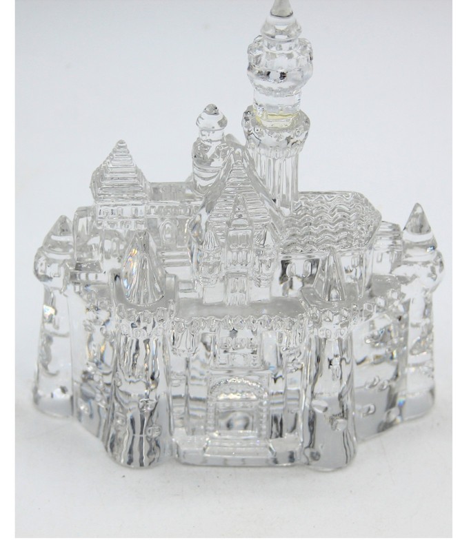 Disney Glass Sleeping Beauty Castle