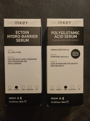 NIB The INKEY List Ectoin & Polyglutamic Acid Serum 1 oz each $34 value