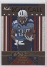 2008 Playoff Contenders Rookie Roll Call 459/500 Chris Johnson #3 0b2