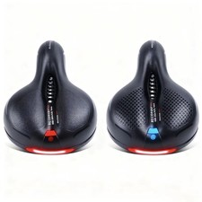 Comfort Waterproof Bike Seat Extra Large Oversized Bicycle Seat for Men Women