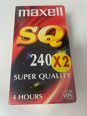 Maxell VHS 240 -  SQ 2er Pack [VHS] Kassette Neu In Folie Videokassette OVP