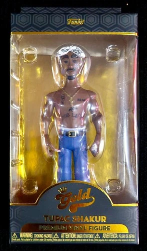 Funko Vinyl Gold Tupac 2PAC Shakur 5" Figure