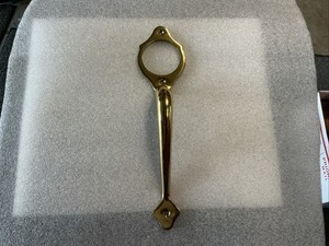 NOS Kwikset Escutcheon Handle Brass 12" Long Vintage