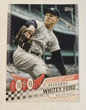 WHITEY FORD 2020 Topps Update Series - Decades Best #DB-1 Yankees HOF All-Star
