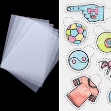 5x Shrinkable Paper Shrink Plastic Paper Film Sheets For DIY Hanging Charm