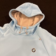 BMW ATHLETICS PUMA hoodie womens  XL Water Bl...
