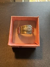 Wm Rogers Mfg.OO Original Spoon Ring Size 10.5 Beautiful Craftsmanship