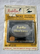 Vtg Maybelline Ultra Frost Powder Eye Shadow Raisin Frost 135DF-15 NIB (F1)
