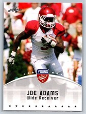 2012 Leaf Young Stars Joe Adams Rookie Arkansas Razorbacks RC #45