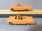 2-#39 Lesney Matchbox 1955 '56 Ford Zodiac Convertible's Exc Original Crown Vic