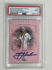 2022 Parkside Paramount NWSL - Auto Jordyn Huitema #PSS-JH Pink /100 PSA9 A105