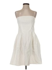 H&M Women White Cocktail Dress S