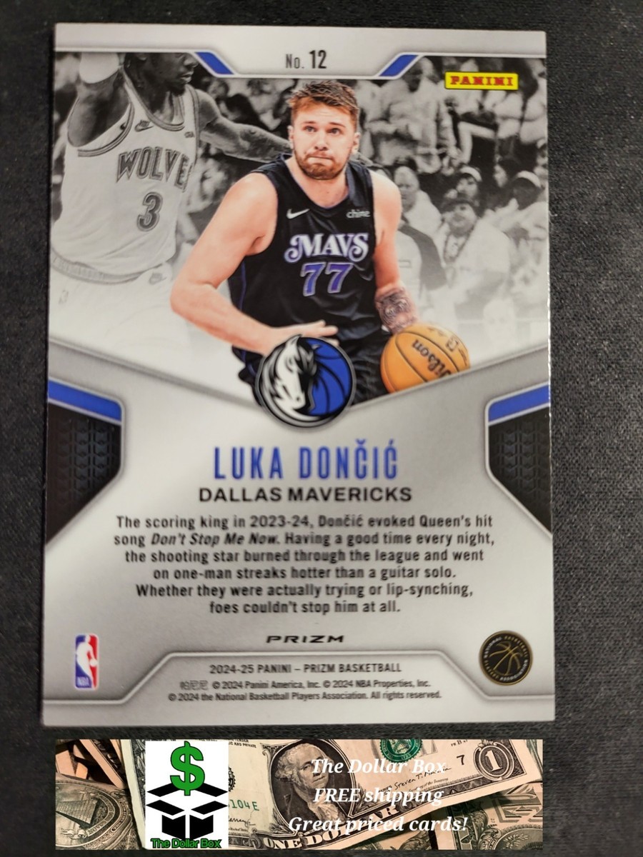 2024-25 Prizm Luka Doncic DOMINANCE SILVER card #12 | eBay