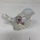 Fenton Art Glass Handpainted French Opalescent Bird Figurine Artist Signed