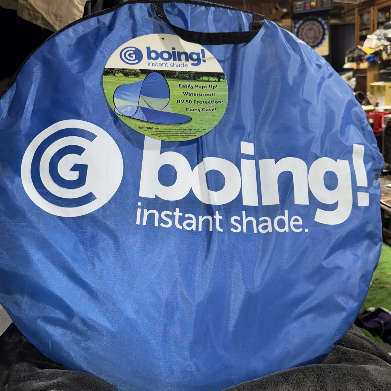 Boing Instant Shade waterproof UV 50 protection carry case