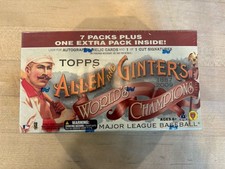 2009 Topps Allen &amp; Ginter Baseball Factory Sealed Retail Blaster Box