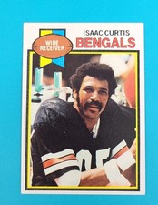 1979 Topps #395 Isaac Curtis Cincinnati Bengals FOOTBALL Card I9