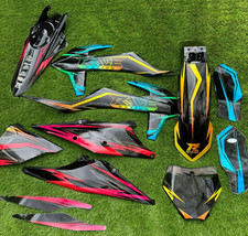 KTM PLASTICS AND GRAPHICS FITTED SX SXF XC XCF 2019-2022MX MOTOCROSS HOLOGRAPHIC