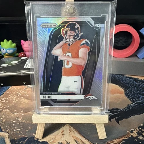 2024 Panini Prizm - Rookie Variations Bo Nix #5 Silver Prizm (RC)