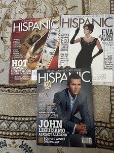 Five Hispanic Magazine issues. The Latina Issue. 2008 2010 Editions