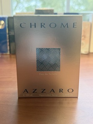Azzaro Chrome EDT 100 Ml 3.38 Oz New With Box Full Size