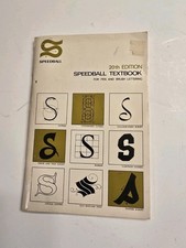 Speedball Textbook 20th Edition Vintage Calligraphy Lettering Guide Pen  Brush