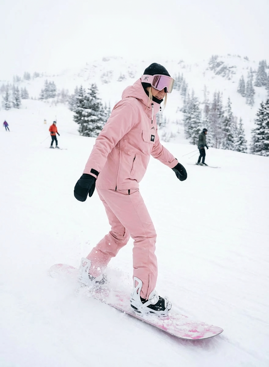 Vert Snow Board - 2025 The Sakura Snowboard All-Mountain Pink True