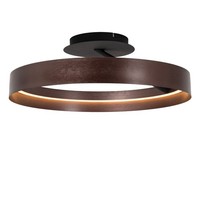 LED Deckenleuchte Kaffeebraun Dimmbar Ø54.5 Cm CCT 2200-3000 K Deckenlampe Flur