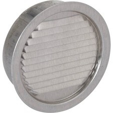 AirVent 3 In. Aluminum Mini Louver Soffit Vent (6 Count) 50002 AirVent 50002