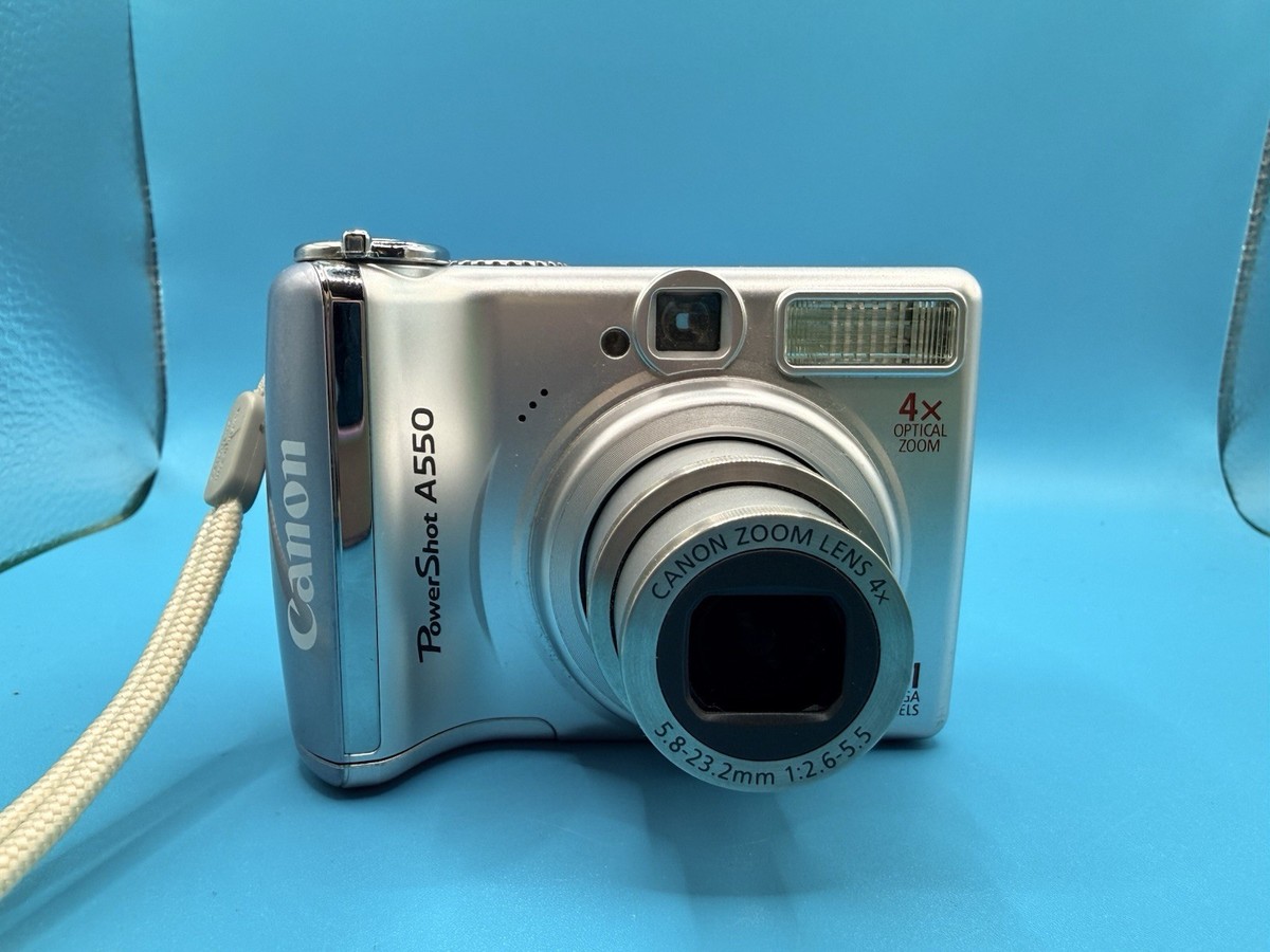 Canon Digital Camera PowerShot A550 7.1MP Silver 4x Optical Zoom