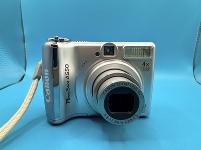 Canon Digital Camera PowerShot A550 7.1MP Silver 4x Optical Zoom