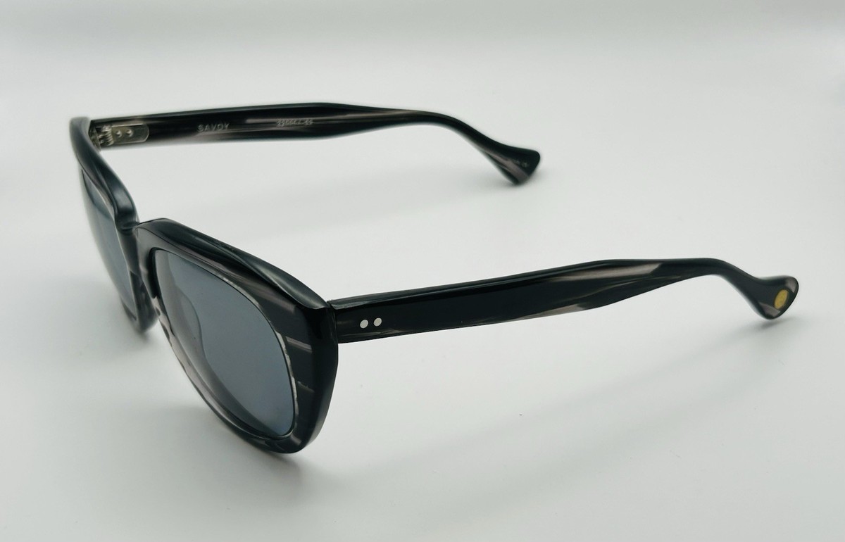 Rare Authentic Dita Savoy 22005A-53 Black Gray 53mm 