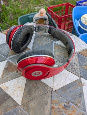  Vintage Beats By Dr Dre Monster Solo HD Headphones (Red)