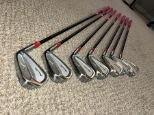 Mizuno Pro 223 Iron Set 7 Clubs KBS TGI 95 Graphite Shafts Pink PURE Grips
