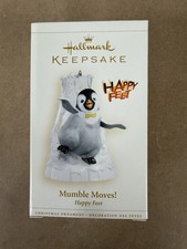 Hallmark 2008 Happy Feet Ornament ~ Mumble Dances ~ Flippers Move BP