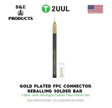 2UUL SC98 Tin Dragging Needle Gold PLATED FPC Connector Reballing Solder Bar 
