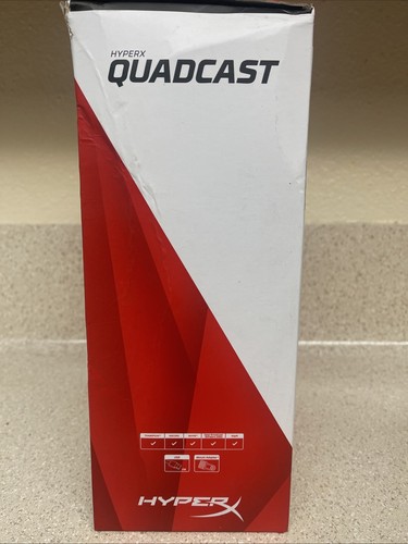 HyperX QuadCast USB Condenser Gaming Microphone For PS4/PS5/PC/Mac - NEW IN BOX! - Afbeelding 4 van 6