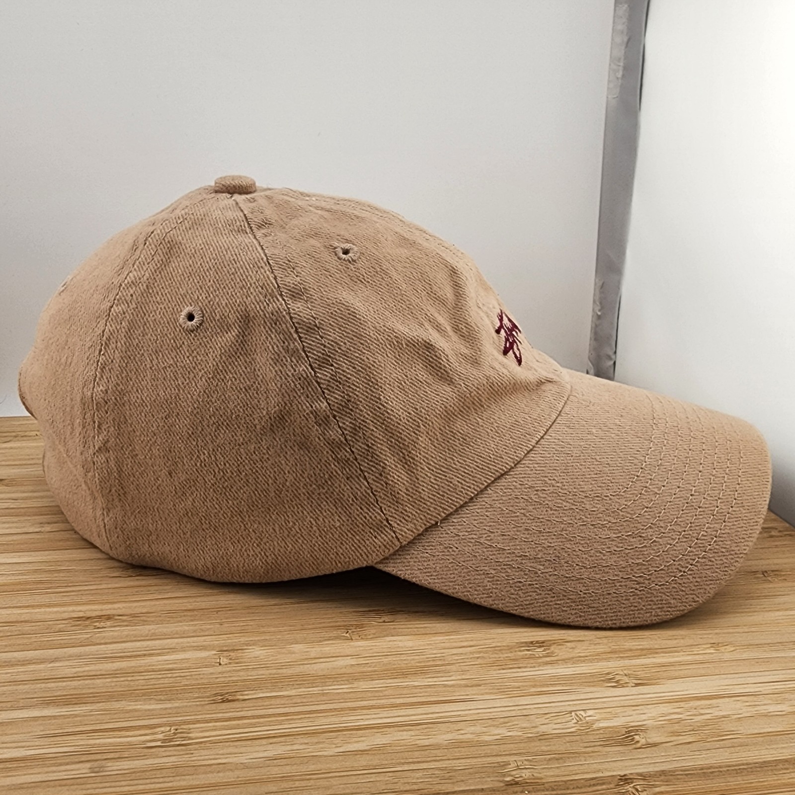 Stussy Hat, Tan Cap, Basic Script Low Pro, Unstru… - image 4