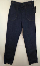 Denim  Co. Regular Indigo Flat Front Denim Side Pocket Pant Women's XS NEW A68