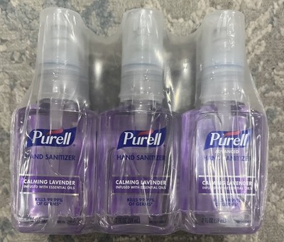 Purell Advanced Lavender Hand Sanitizer Gel: 2 oz, Essential Oils 6 Pack