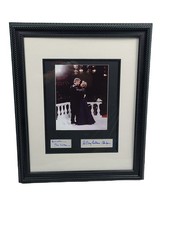 President Bill Clinton & Wife Hillary Signed Framed Photo Display JSA JSA