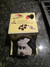 Pound Puppies Newborns Plush Toy Dog Grey Black Removable Diaper 2021