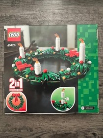 New Lot of 3 Lego Christmas Sets 40125 40254 and 40426 Santa Nutcracker Wreath