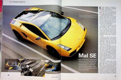 Sport Auto 11/2005 Lamborghini Gallardo SE mit 520PS im TEST auf 3 Seiten