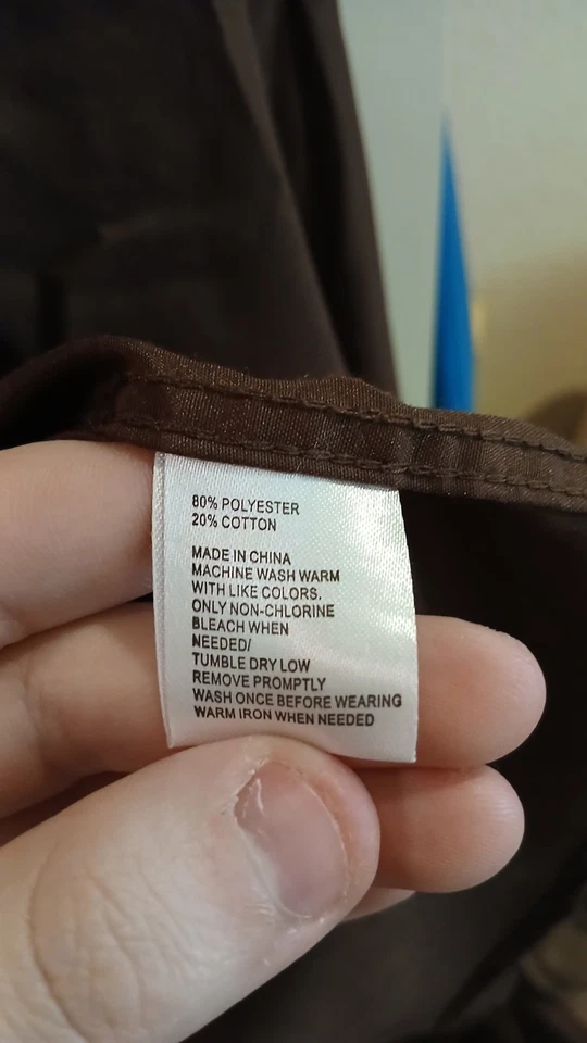 Kani Gold Button Up Shirt 2xl Brown. Accent Collar. Vintage  - Image 3 of 4